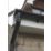 FloPlast  uPVC Half Round Stop End Outlet Black 112mm x 68mm