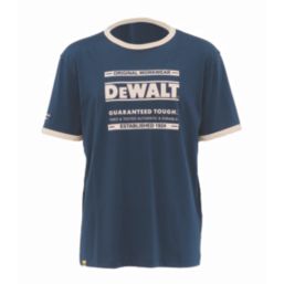 DEWALT Bakesfield Short Sleeve T-Shirts Olive / Navy Large 42" Chest 2 Pack