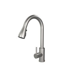 ETAL Luxr  Pull-Out Style Kitchen Mixer Tap Brushed Steel Finish