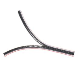 Velcro Brand Alfa-Lok Black Hook-to-Hook Fasteners 75mm x 25mm 4 Pack