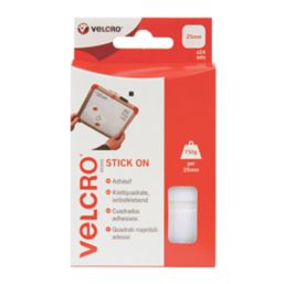 Velcro Brand  White Stick-On Squares 24 Pack