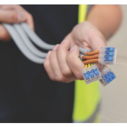 Ideal  32A 3-Way Lever Connectors 40 Pack