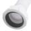 Flomasta  Flexible Waste Pipe White 40mm x 320-750mm