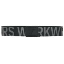 Snickers 9004 Logo Belt Black/Grey 49"