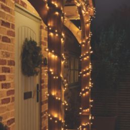 1000 LED Indoor & Outdoor Very Warm White Compact String Christmas Lights