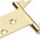 Smith & Locke Polished Brass  Door Hinge 50mm x 64.6mm 2 Pack