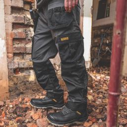 DEWALT Albany Work Trousers Black 42" W 31" L