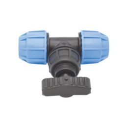 FloPlast MDPE Plastic Stop Cock 25mm x 25mm