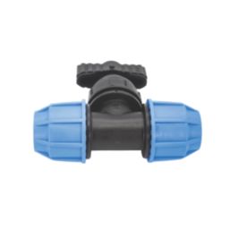 FloPlast MDPE Plastic Stop Cock 25mm x 25mm