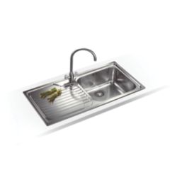 Franke Galassia 1 Bowl Stainless Steel Inset Kitchen Sink  1000mm x 500mm
