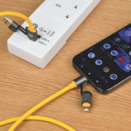 SLX USB-C to USB-A / USB-C 4-in-1 Universal Cable Lightning 1m