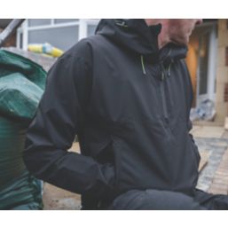 Apache White Rock Waterproof Jacket Black X Large Size 25.19" Chest