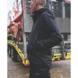 Apache White Rock Waterproof Jacket Black X Large Size 25.19" Chest