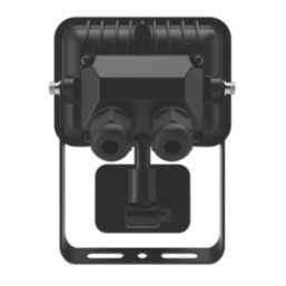 Brackenheath iSpot G3 Frameless Indoor & Outdoor LED Floodlight With PIR Sensor Black 10W 1100lm