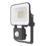 Brackenheath iSpot G3 Frameless Indoor & Outdoor LED Floodlight With PIR Sensor Black 10W 1100lm