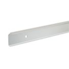 Unika Worktop Corner Joint Brushed Silver 630mm x 30mm