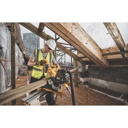 DEWALT DCS777N-XJ 216mm 54V Li-Ion XR FlexVolt Brushless Cordless Single-Bevel Sliding Compound Mitre Saw - Bare
