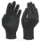 Site  Nitrile Powder-Free Disposable Grip Gloves Black Medium 50 Pack