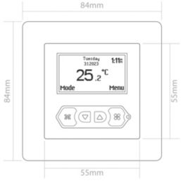 Klima Intelligent Control 825200 Electric Underfloor Heating Thermostat
