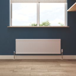 Flomasta 400mm x 1200mm 2741BTU White Type 11 Convector Radiator