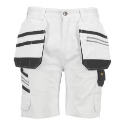 Site Kirksey Shorts White/Grey 34" W