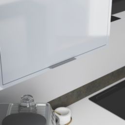 Essentials Pequin Strip Cabinet Handles Brushed Nickel 150mm 2 Pieces