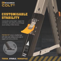 Roughneck Colt 600E Heavy Duty Height-Adjustable Sawhorse 895mm