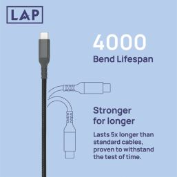 LAP USB-A to USB-C Charging Cable 1m