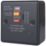 British General  13A Unswitched Metal Clad Passive RCD Fused Spur & Flex Outlet with Colour-Matched Inserts