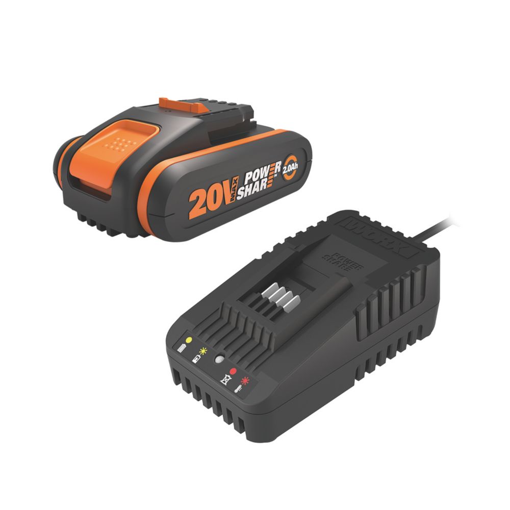 Worx WG330E 20V 1 x 2.0Ah Lithium PowerShare Cordless Bypass