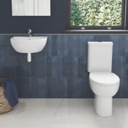 Texas Cloakroom Wall-Hung Basin 1 Tap Hole 450mm