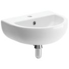 Texas Cloakroom Wall-Hung Basin 1 Tap Hole 450mm