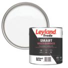 Leyland Trade 2.5Ltr Brilliant White Eggshell Emulsion Multi-Surface Paint