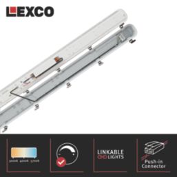 Lexco Alrai Single 6ft LED CCT Batten 70W 4900-9800lm 220-240V