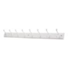 Essentials 8-Hook Rail White 910mm x 95mm