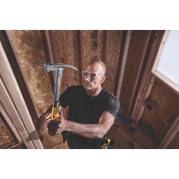 DEWALT  Mig-Welded High Velocity Claw Hammer 14oz (0.4kg)