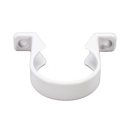 FloPlast Solvent Weld Pipe Clip White 50mm