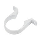 FloPlast Solvent Weld Pipe Clip White 50mm