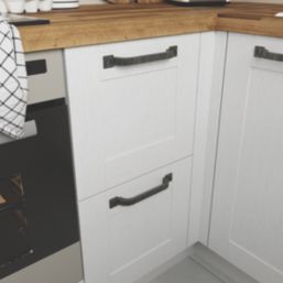 Essentials Murri Bow Handles Antique Pewter 220mm 2 Pieces