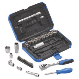 Draper  Mixed Drive Metric Socket Set 34 Pieces