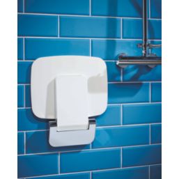 Highlife Bathrooms Wall Mounted Shower Seat White