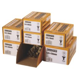 TurboGold  PZ Double-Countersunk 5mm (Dia) Multipurpose Screw Trade Pack 1000 Pcs