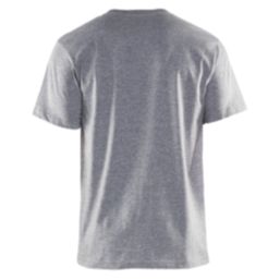 Blaklader  Short Sleeve T-Shirt Grey Melange X Large 43" Chest