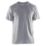 Blaklader  Short Sleeve T-Shirt Grey Melange X Large 43" Chest