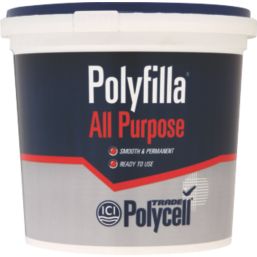 Polycell  Trade Polyfilla All-Purpose Ready Mix Filler White 2kg
