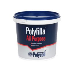 Polycell  Trade Polyfilla All-Purpose Ready Mix Filler White 2kg