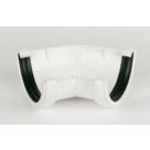 FloPlast  uPVC 135° Half Round Gutter Angle White 112mm