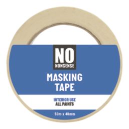 No Nonsense  Masking Tape 50m x 48mm 4 Pack