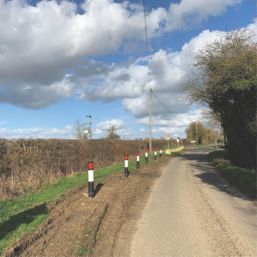 JSP Wychwood Verge Post Black 1.3m