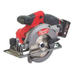 Milwaukee M12 CCS44-602X FUEL 140mm 12V 2 x 6.0Ah Li-Ion RedLithium Brushless Cordless Circular Saw